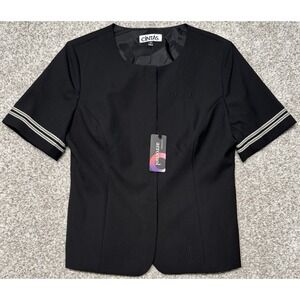 United Airlines Flight Attendant Short Sleeve Shirt Womens 14 Uniform Cintas NEW